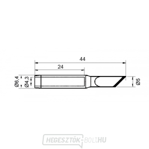 N9-5 hegy a ZD-8916, ZD-8917B, ZD-8922, ZD-8936 forrasztópákákákhoz N9-5 hegy a ZD-8916, ZD-8917B, ZD-8922, ZD-8936 forrasztópákákákhoz gallery main image