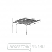 Palram Arizona 5000 alumínium kocsibeálló boltíves tetővel Palram Arizona 5000 alumínium kocsibeálló boltíves tetővel náhled