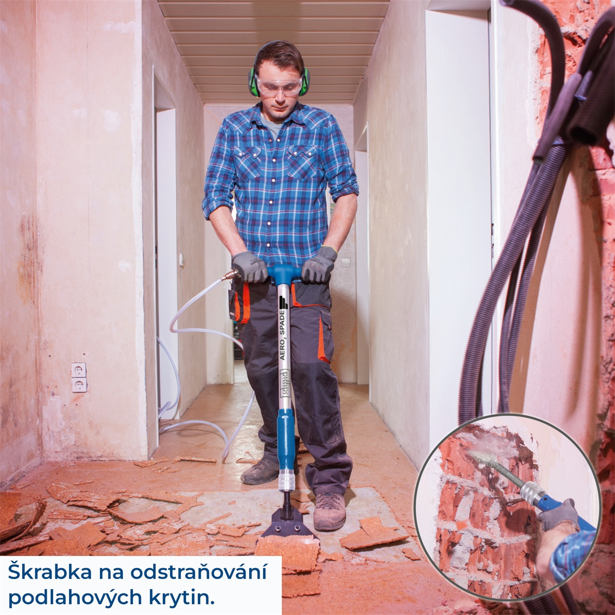 Pneumatikus multifunkciós szerszám 5 az 1-ben AERO 2 SPADE Scheppach Előnézet 