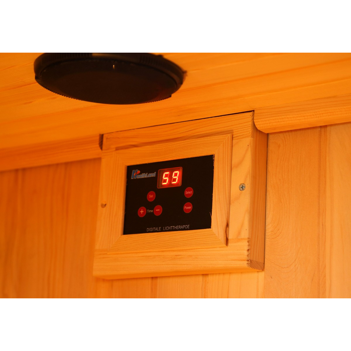 Infraszauna DeLuxe 2200 Carbon - BT Előnézet 