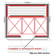 Infraszauna DeLuxe 4004 Carbon Előnézet 