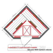 Infraszauna DeLuxe 4005 Carbon náhled
