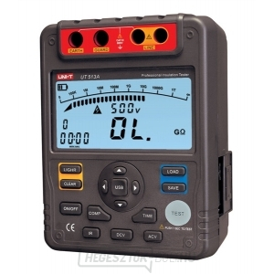UNI-T UT513A 5kV szigetelésmérő, USB UNI-T UT513A 5kV szigetelésmérő, USB gallery main image