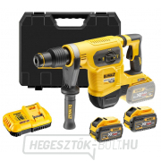 Akkus kombinált kalapács SDS-MAX, 2x3,0Ah DeWALT DCH481X2 FLEXVOLT gallery main image