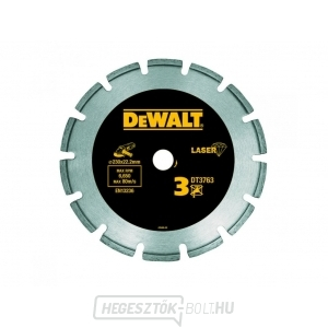 DT3761 Gyémánt lézerpenge 125x22,2 mm kemény anyagok/gránit nedves és száraz vágásához DeWALT DT3761 Gyémánt lézerpenge 125x22,2 mm kemény anyagok/gránit nedves és száraz vágásához DeWALT gallery main image
