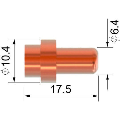 Hafnium SCB50 elektróda (5 db-os csomag) gallery main image