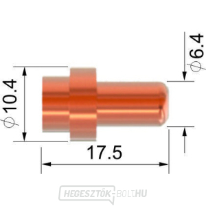 Hafnium elektróda rövid SCB50