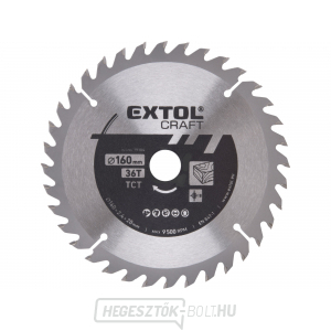 Fűrészlap SK pengékkel, 160x1,4x20mm, 36T Fűrészlap SK pengékkel, 160x1,4x20mm, 36T gallery main image