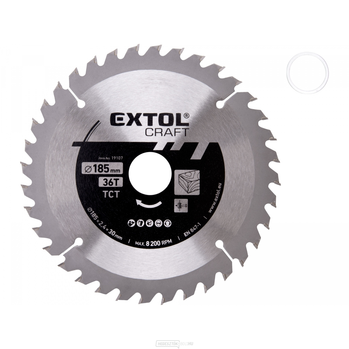 Fűrészlap SK pengékkel, 185x1,4x30mm, 36T