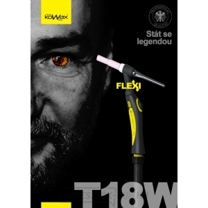 TIG hegesztőfáklya KOWAX® FLEXI T18W, 4m