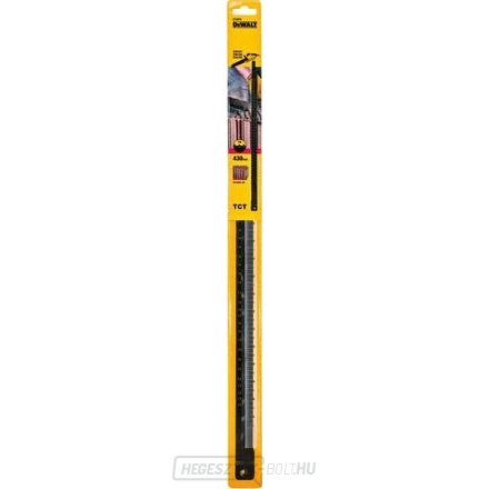 DT2976 aligátorfűrészlap 20-as osztályú üreges téglavágásokhoz, 430 mm, 78z DeWALT DT2976 aligátorfűrészlap 20-as osztályú üreges téglavágásokhoz, 430 mm, 78z DeWALT gallery main image
