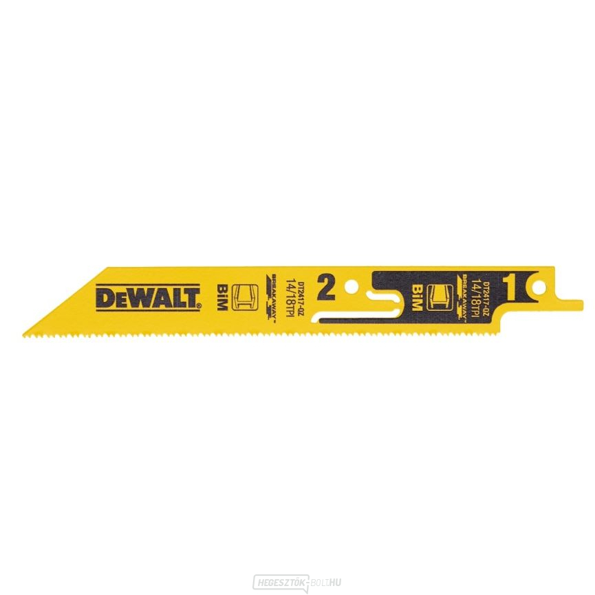 DEWALT Bimetál fűrészlap fémhez 152 mm DT2417 - 1 db DEWALT Bimetál fűrészlap fémhez 152 mm DT2417 - 1 db gallery main image
