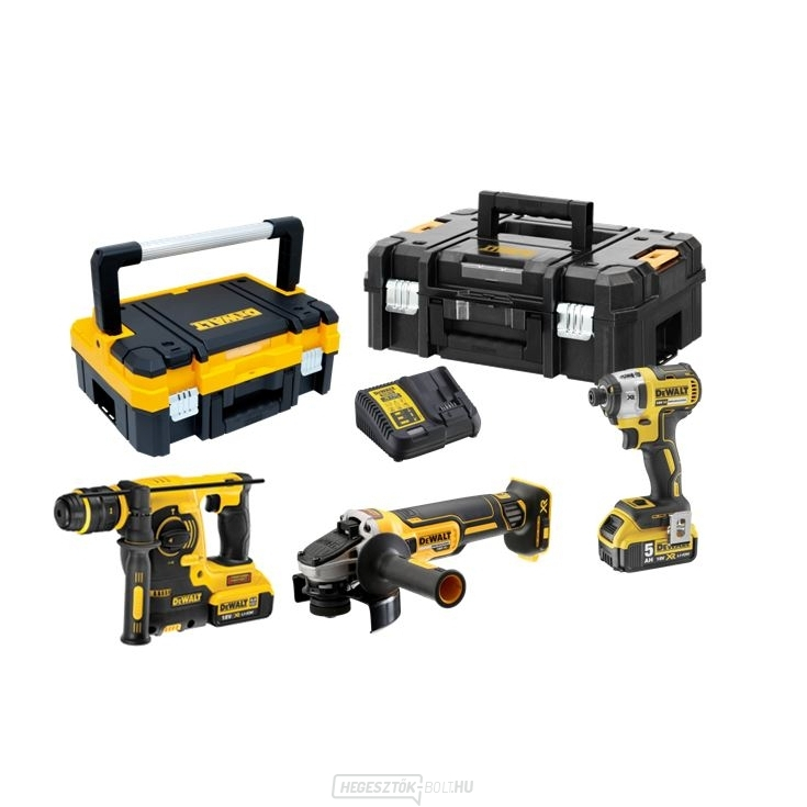 DCK305P3T DeWALT 18 V-os akkumulátoros szerszámkészlet