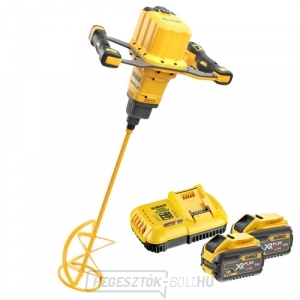 Dewalt DCD240X2 akkumulátoros mixer két fogantyúval 54V, 2x 9,0Ah 54V Li-Ion DeWALT FLEXVOLT 54V FLEXVOLT