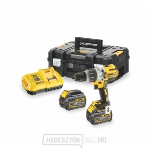 DCD996T2 Akkumulátoros háromsebességes ütvefúró 18V, 2x 6,0Ah DeWALT FLEXVOLT tokkal