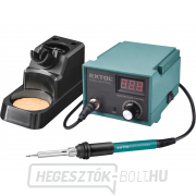 Forrasztóállomás LCD kijelzővel, elektronikus hőmérséklet-szabályozással és kalibrálással Forrasztóállomás LCD kijelzővel, elektronikus hőmérséklet-szabályozással és kalibrálással gallery main image