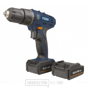 Akkus fúrócsavarozó Ferm 12V, Li-ion, 1,5Ah, Kompakt, 2 akkumulátor CDM1119 Akkus fúrócsavarozó Ferm 12V, Li-ion, 1,5Ah, Kompakt, 2 akkumulátor CDM1119 gallery main image