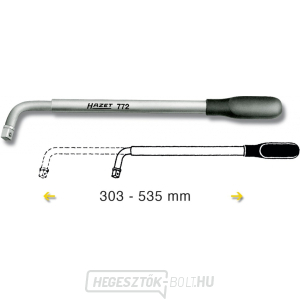 Karos kulcs kerékanyákhoz / csavarokhoz HAZET 772 Karos kulcs kerékanyákhoz / csavarokhoz HAZET 772 gallery main image