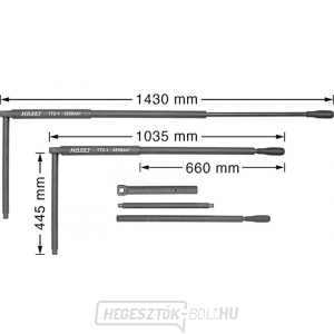 Karos csavarkulcs kerékanyákhoz/csavarokhoz HAZET 772-1 gallery main image
