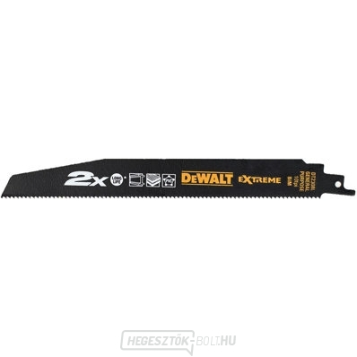 DT2308L Fűrészlap EXTREME ÁLTALÁNOS FELHASZNÁLÓ dugattyús fűrészekhez, hossz 228 mm DeWalt - 1db