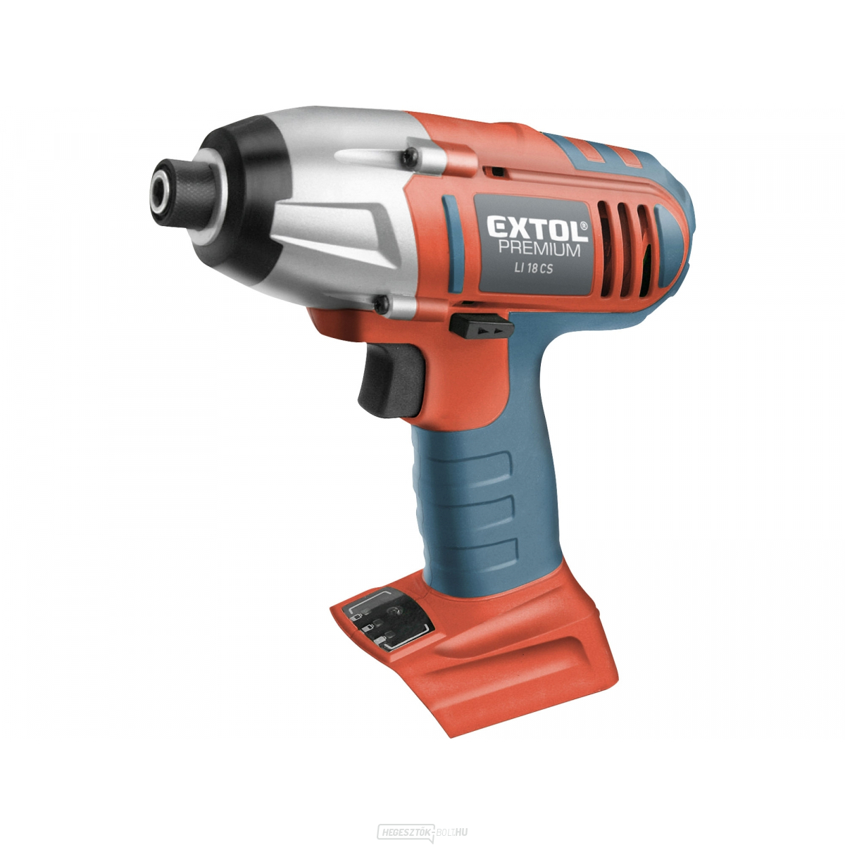 Akkumulátoros ütvecsavarozó 1/4", 18V Li-ion, 1500mAh, akkumulátor és töltő nélkül