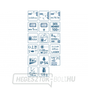 Digitális lézermérő 40M, 0,05-40m EXTOL PREMIUM  náhled