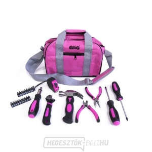 Szerszámkészlet nőknek 28 darab hordozható táska Szerszámkészlet nőknek 28 darab hordozható táska gallery main image