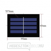 Fotovoltaikus napelem 2V/0,4W (panel) Előnézet 