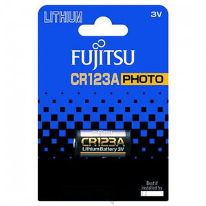 Fujitsu lítium fotó akkumulátor CR123A, buborékcsomagolás 1db