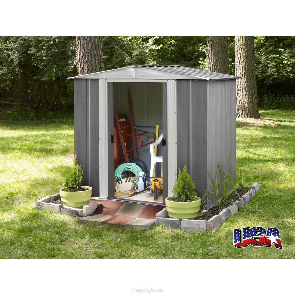 Kerti ház ARROW DRESDEN 65 szürke