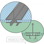 Üvegház VITAVIA TARGET 6200 DB 4 mm ezüst náhled