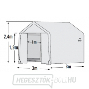 SHELTERLOGIC vászon üvegház 3,0 x 3,0 m - 35 mm - 70656EU Előnézet 