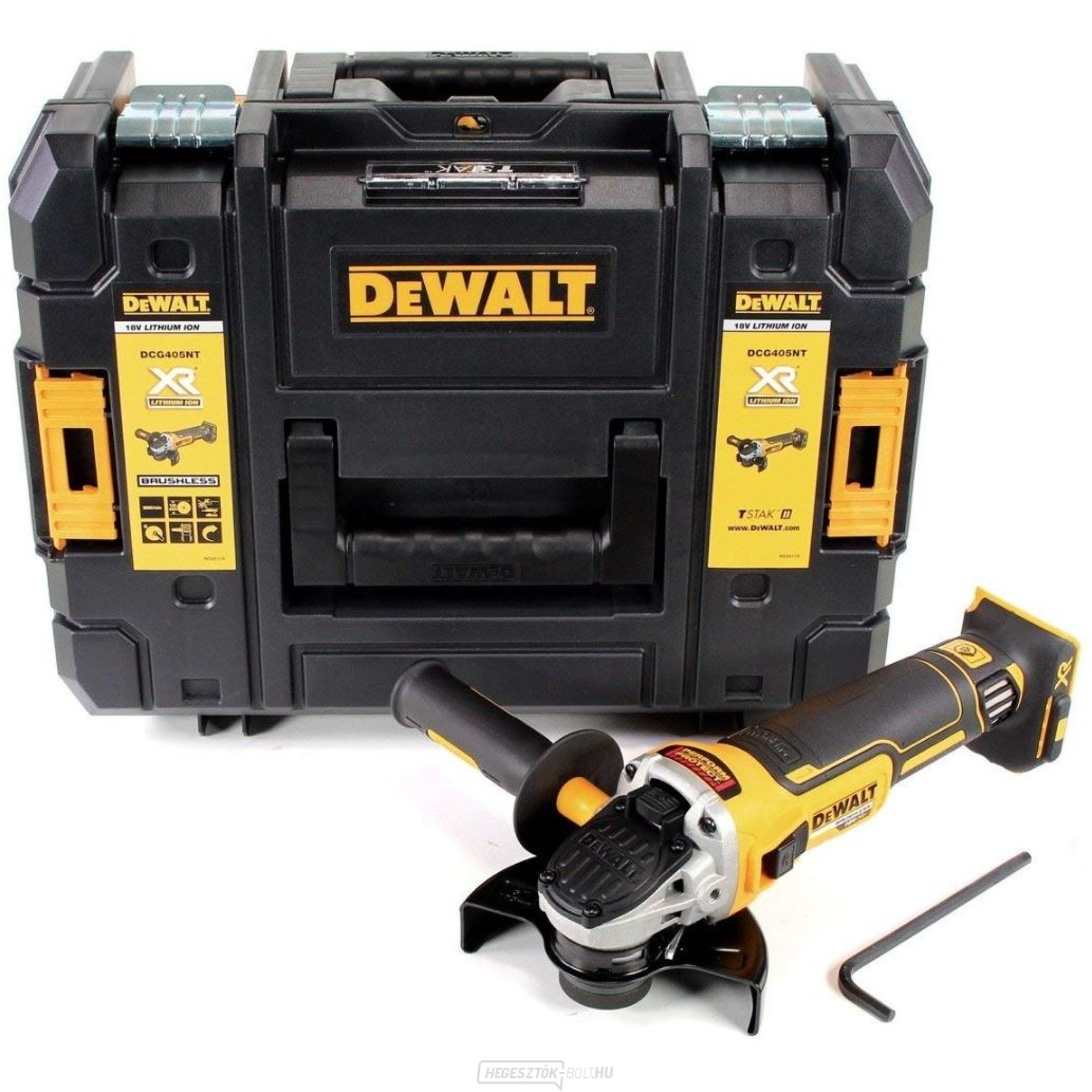 Akkus sarokcsiszoló 125mm DeWalt DCG405NT - akkumulátor nélkül