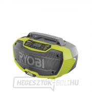 Ryobi R18RH-0 akkumulátoros 18 V-os rádió Bluetooth ONE-val  gallery main image