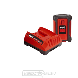 MTD Starter Set 40 V lítium-ion akkumulátor 4 Ah töltő MTD Starter Set 40 V lítium-ion akkumulátor 4 Ah töltő
