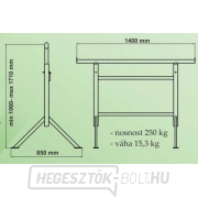 Állványzat kecske 850x1060-1710x1400mm Előnézet 