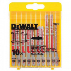 DT2292 10 részes fémfűrészlap készlet DeWALT szúrófűrészekhez DT2292 10 részes fémfűrészlap készlet DeWALT szúrófűrészekhez gallery main image