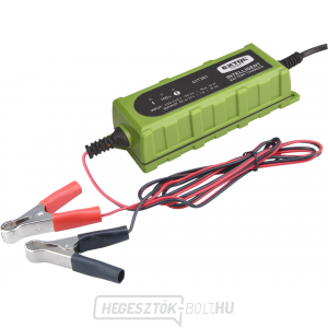 5 sebességes, mikroprocesszor-vezérelt autós töltő, 6/12V, 1A 5 sebességes, mikroprocesszor-vezérelt autós töltő, 6/12V, 1A gallery main image