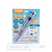 800lm CREE zseblámpa, újratölthető powerbankkal, CREE T6 LED náhled