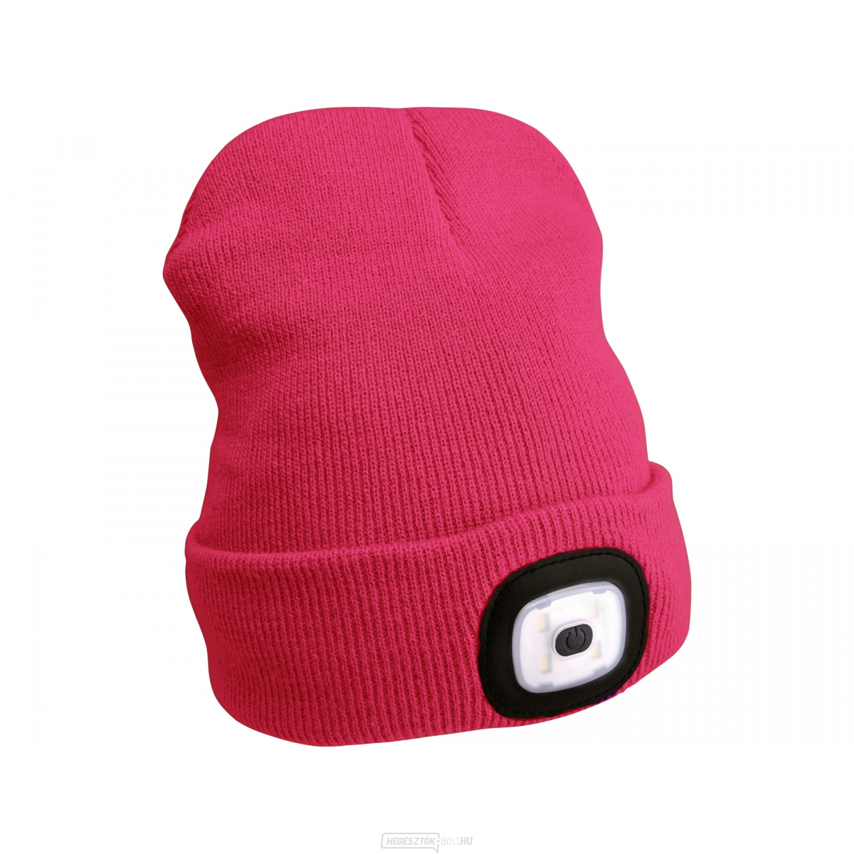 Sapka fejpánttal, újratölthető, USB, rózsaszín, univerzális méret