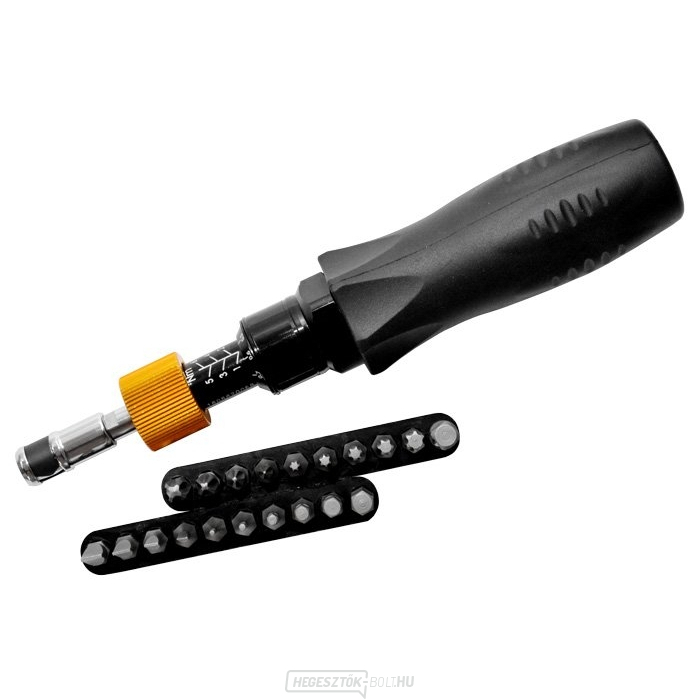 1-6 Nm nyomatékos csavarhúzó, bitekkel és 1/4" adapterrel TW-6