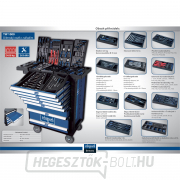 Műhelykocsi szerszámokkal TW1000, 7 fiók, 263 részes náhled