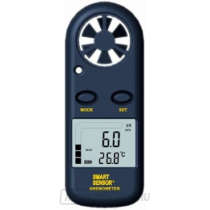 Digitális anemométer/levegősebességmérő és hőmérő AM-816
