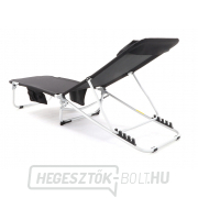 Napozóágy BEACH - fekete náhled