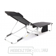 Napozóágy BEACH - fekete náhled