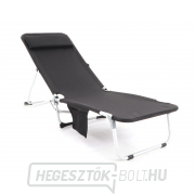 Napozóágy BEACH - fekete náhled