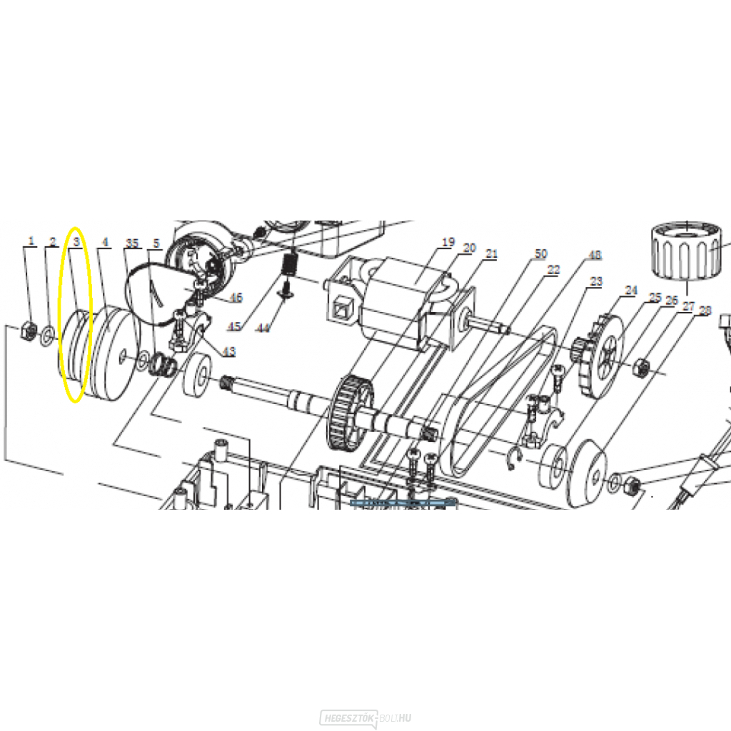 Késcsiszoló korong Holzmann USG950-hez