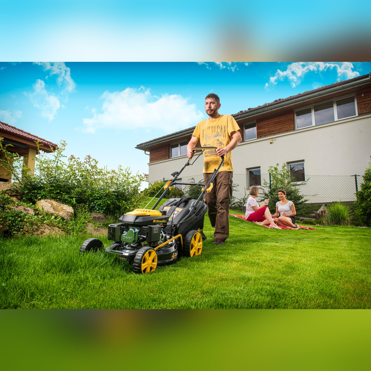 Riwall PRO RPM 4735 4 az 1-ben meghajtású fűnyíró Előnézet 