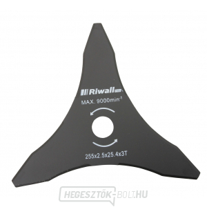 Riwall PRO Háromfogú kefevágó kefevágóhoz 255mm átmérőjű. Riwall PRO Háromfogú kefevágó kefevágóhoz 255mm átmérőjű. gallery main image
