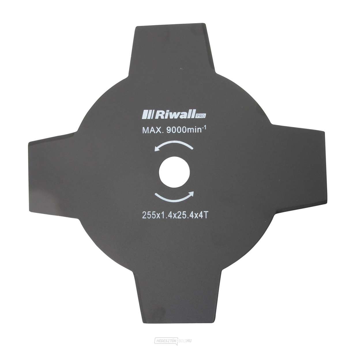 Riwall PRO Négyfogú kefekésvágó penge 255mm átmérőjű